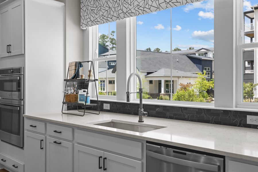 Representative furnished interior of a home built from the Lexington by Tri Pointe Homes in Elm Park, Raleigh (Image 8).
