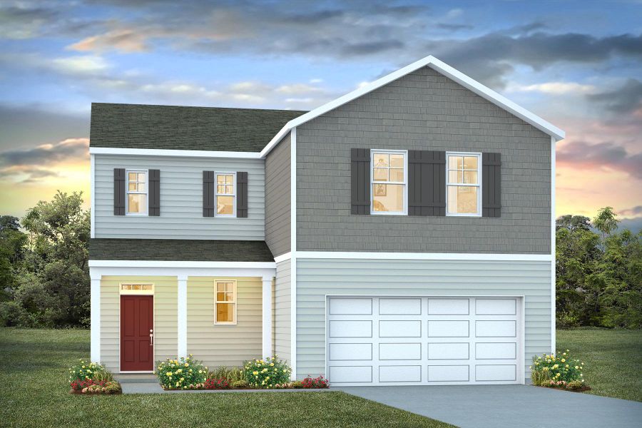 Representative exterior photo of a completed home built from the ARDEN by D.R. Horton in Island Green, Myrtle Beach, SC (Image 2).