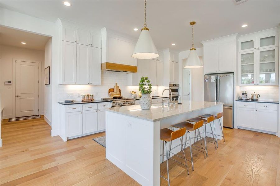 Furnished interior view inside a new home in , Aledo (Image 32).