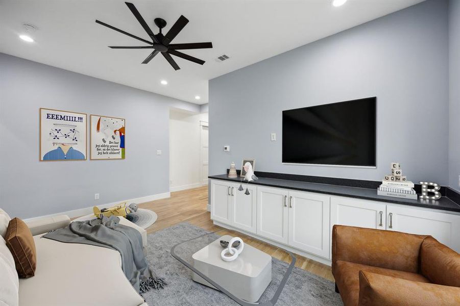 Virtually Staged Upstairs Den Virtually Staged Upstairs Den