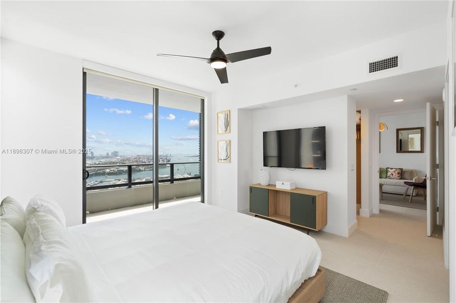 Furnished interior view inside a new home in , Miami (Image 6).