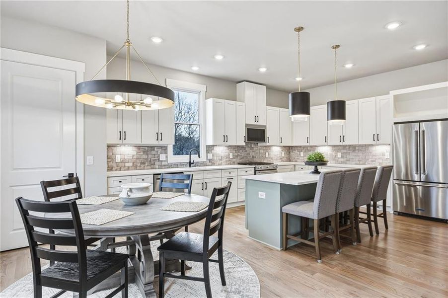 Furnished interior view inside a new home in , Canton (Image 17).