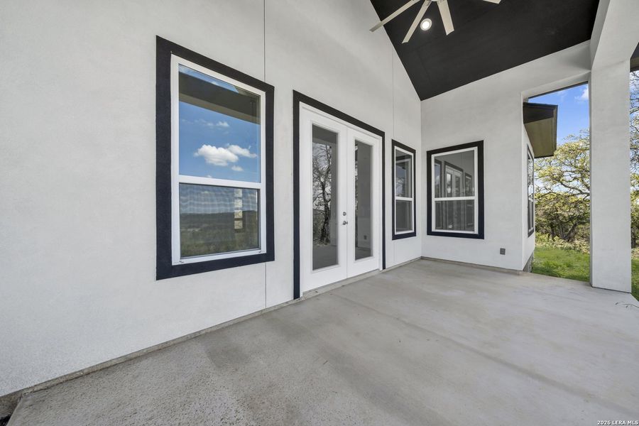 Exterior details and patio area of a home in , Mico (Image 3).