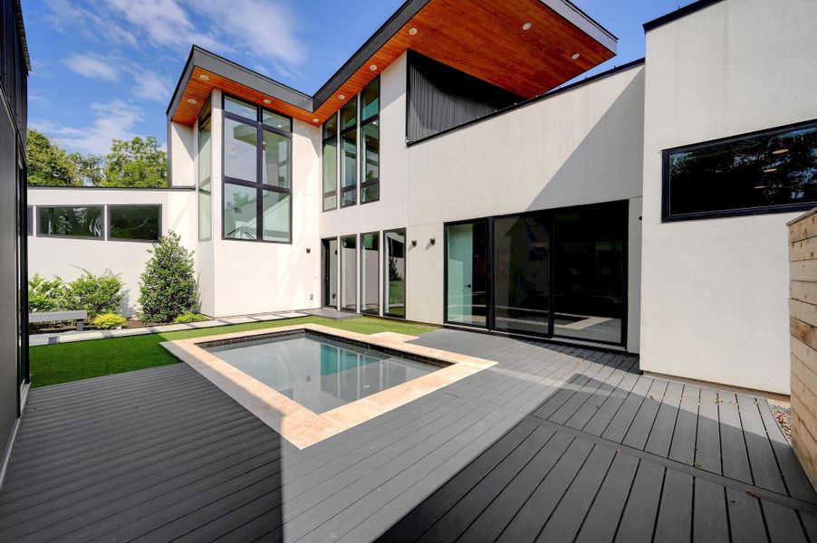 Front exterior of a new home in , Austin, TX, highlighting curb appeal (Image 18). Front exterior of a new home in , Austin, TX, highlighting curb appeal (Image 18).