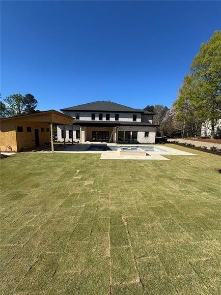 Exterior details and patio area of a home in , Buford (Image 4).