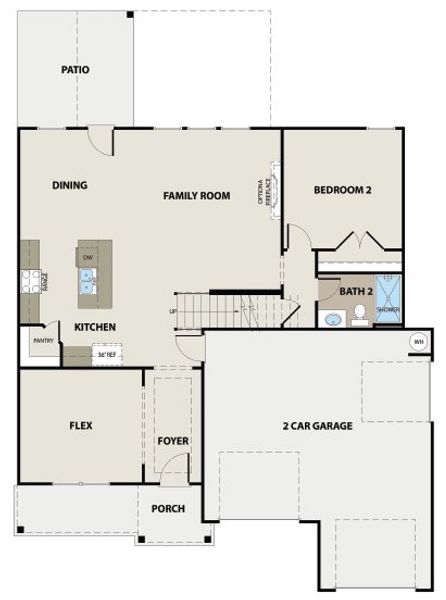 2D floor plan layout for the Kathleen Tandem by Peachtree Building Group in The Fairways at Mirror Lake, Villa Rica, GA (Image 5). 2D floor plan layout for the Kathleen Tandem by Peachtree Building Group in The Fairways at Mirror Lake, Villa Rica, GA (Image 5).
