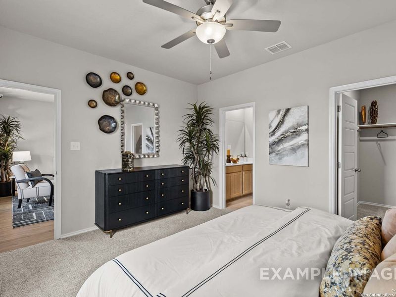 Furnished interior view inside a new home in Applewhite Meadows, San Antonio (Image 21). Furnished interior view inside a new home in Applewhite Meadows, San Antonio (Image 21).