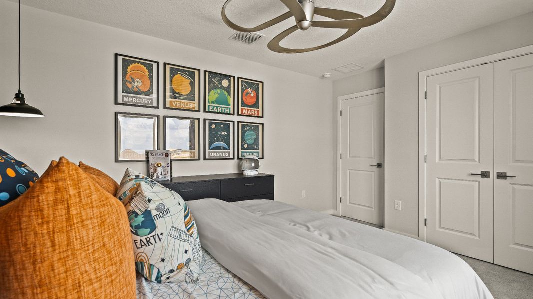 Representative furnished interior of a home built from the Highbourne by DRB Homes in Willowbrook North, Winter Haven (Image 48).