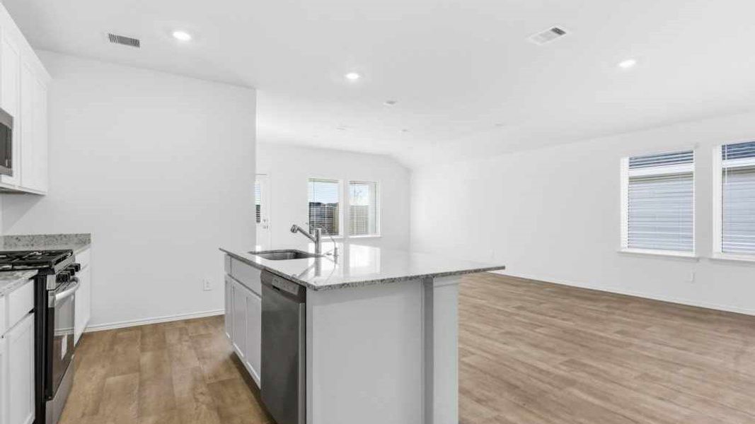 Furnished interior view inside a new home in Tamarron, Fulshear (Image 8).