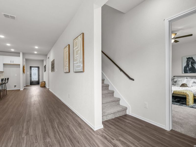 Furnished interior view inside a new home in Royal Crest, San Antonio (Image 21).