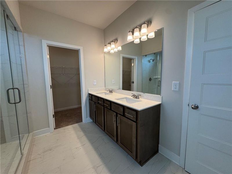 Furnished interior view inside a new home in Rosewood Lake Preserve, Hoschton (Image 7).