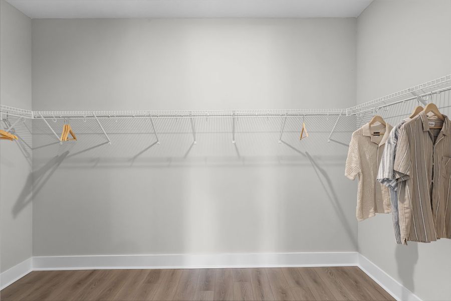 Primary Suite Walk-In Closet