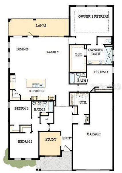 2D floor plan layout of this home in , Sarasota, FL (Image 2). 2D floor plan layout of this home in , Sarasota, FL (Image 2).