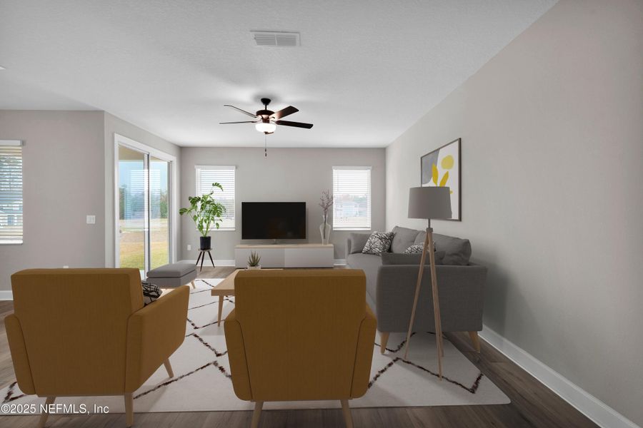 Furnished interior view inside a new home in Jennings Farm, Middleburg (Image 11).