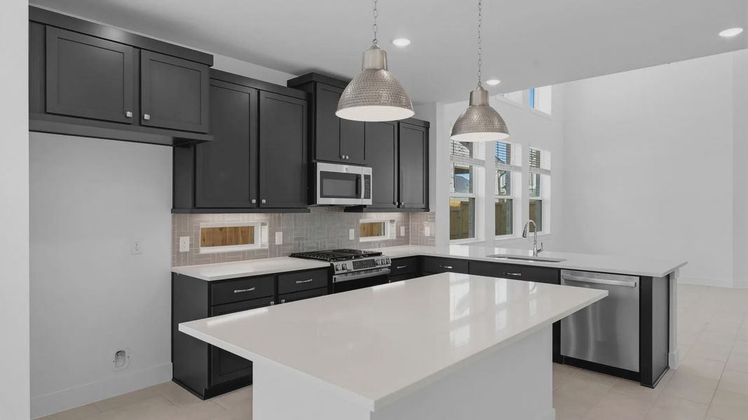 Furnished interior view inside a new home in Emory Glen, Magnolia (Image 7).