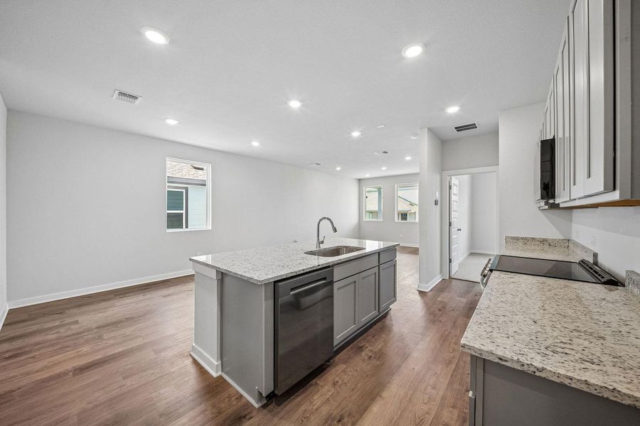 Furnished interior view inside a new home in Eastwood at Sonterra, Jarrell (Image 4).
