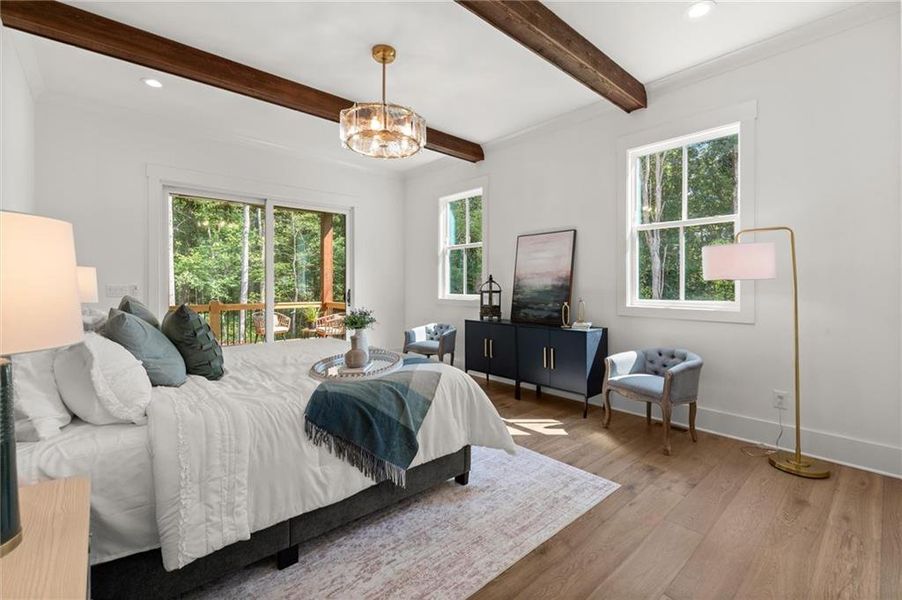 Furnished interior view inside a new home in , Canton (Image 53).