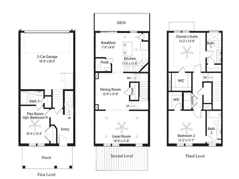 Highland 20 Floor Plans at Tollgate Village