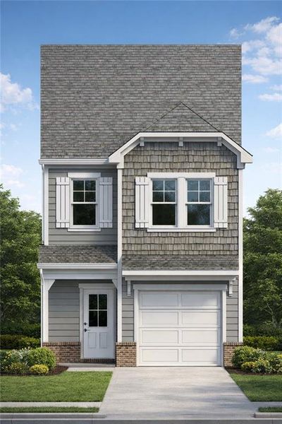 Front exterior of a new home in , Cedartown, GA, highlighting curb appeal (Image 1). Front exterior of a new home in , Cedartown, GA, highlighting curb appeal (Image 1).