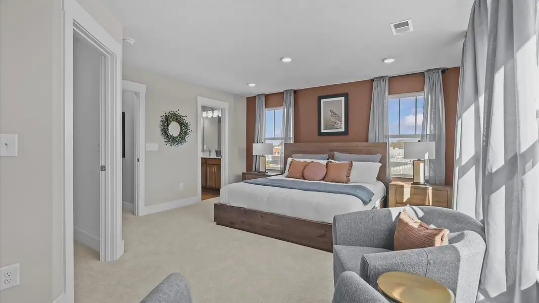 Furnished interior view inside a new home in Anna's Pointe, Simpsonville (Image 19).