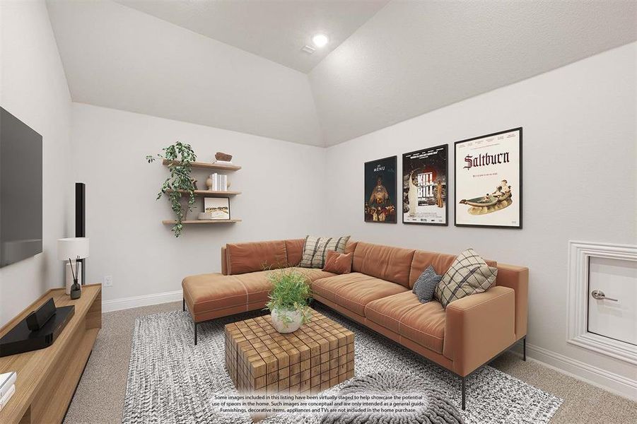 Furnished interior view inside a new home in Terracina, Rockwall (Image 18).