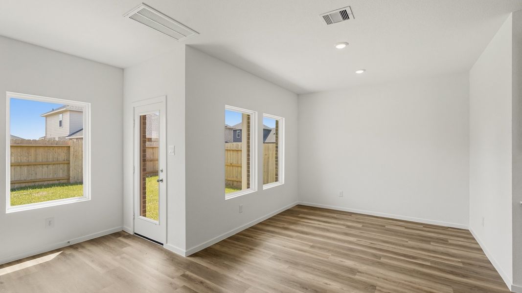 Representative unfurnished interior of a home built from the Kate by D.R. Horton in Cypress Green, Hockley (Image 11). Representative unfurnished interior of a home built from the Kate by D.R. Horton in Cypress Green, Hockley (Image 11).