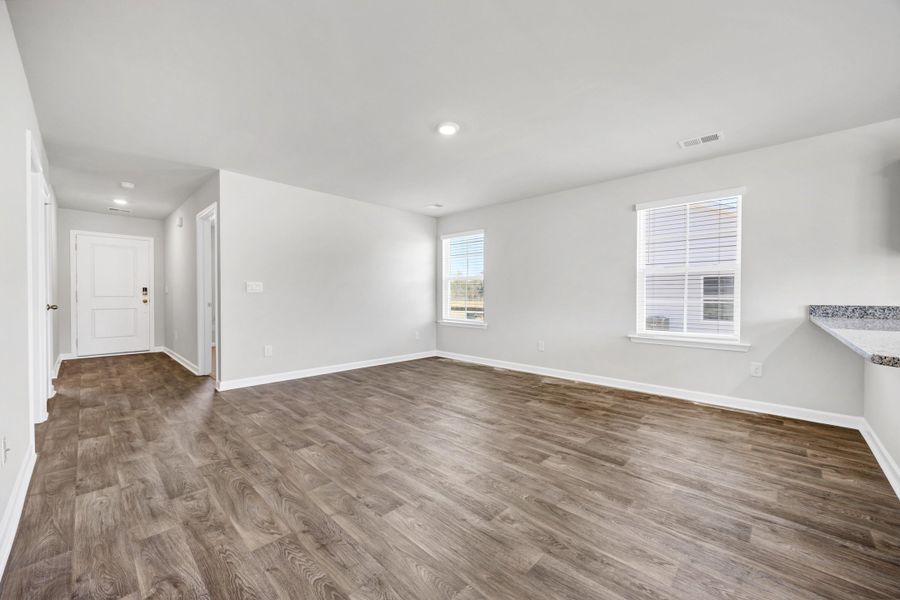 Spacious, unfurnished interior of a new home in The Park at Wilkinson, Orangeburg (Image 27). Spacious, unfurnished interior of a new home in The Park at Wilkinson, Orangeburg (Image 27).