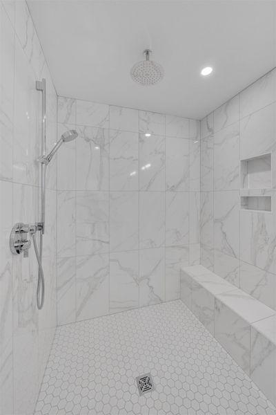 Seamless Glass Shower Enclosure