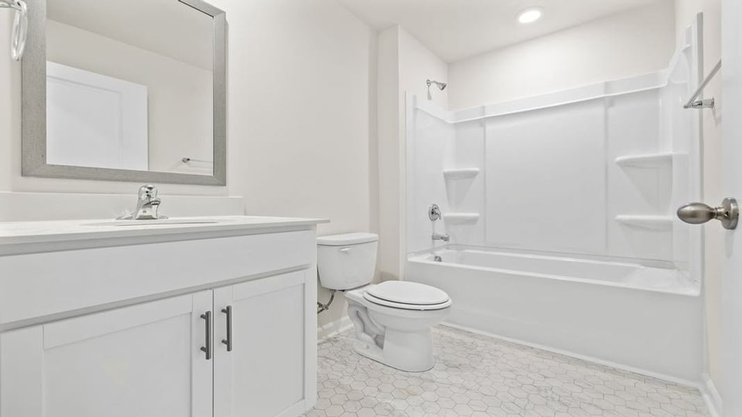 Furnished interior view inside a new home in Harrier Point, Woodruff (Image 4).