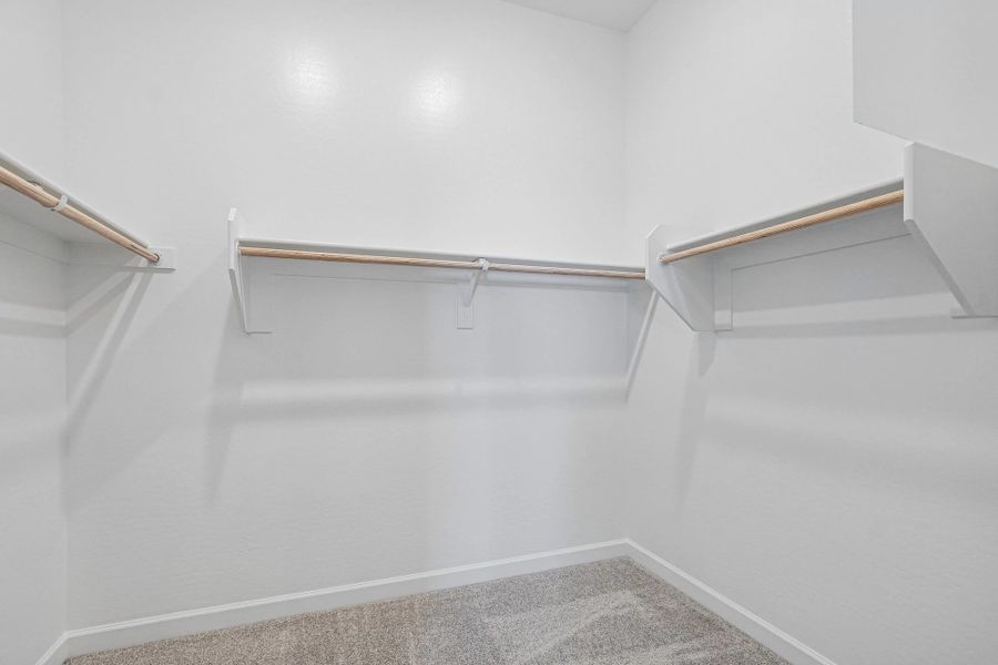 Primary walk in closet