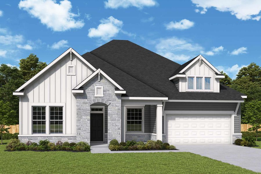 Representative exterior photo of a completed home built from the The Graystone by David Weekley Homes in Heritage Green – The Signature Collection, Columbia, TN (Image 2). Representative exterior photo of a completed home built from the The Graystone by David Weekley Homes in Heritage Green – The Signature Collection, Columbia, TN (Image 2).