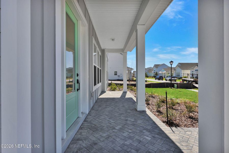 Exterior details and patio area of a home in Seabrook Village at Seabrook, Ponte Vedra (Image 4).