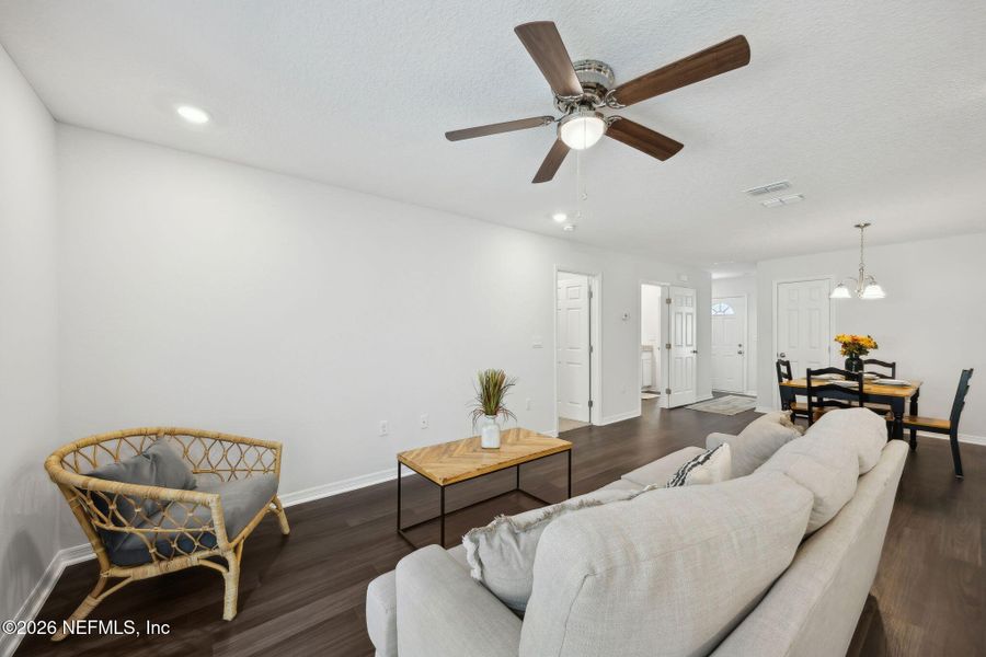 Furnished interior view inside a new home in , Jacksonville (Image 9).