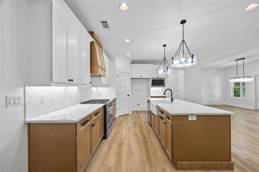 Furnished interior view inside a new home in , Monroe (Image 21).