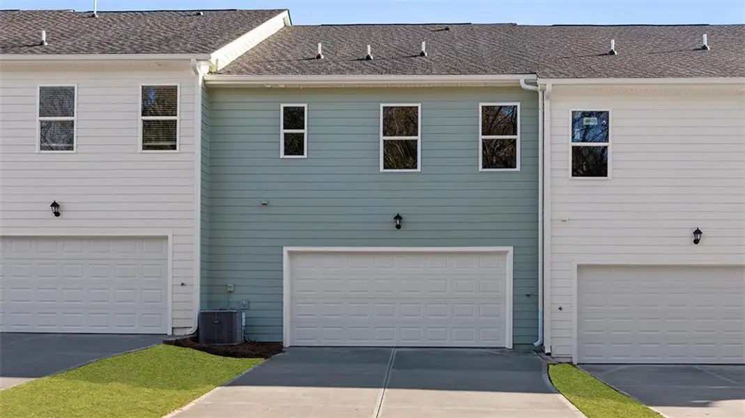 Exterior details and patio area of a home in Brookland Commons, Monroe (Image 4).