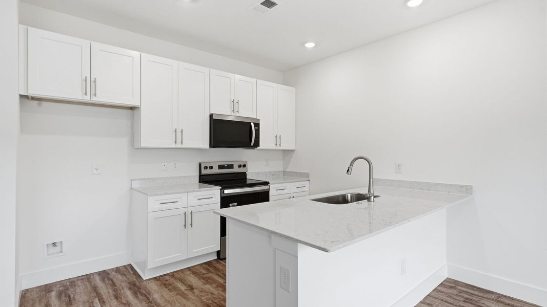 Furnished interior view inside a new home in The Arbor Townhomes, Kingsport (Image 6).