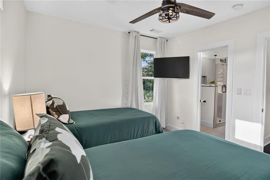 Furnished interior view inside a new home in , Atlanta (Image 37).