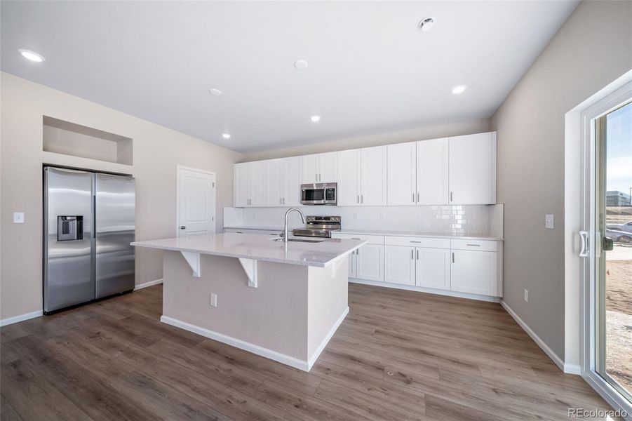 Furnished interior view inside a new home in , Aurora (Image 4). Furnished interior view inside a new home in , Aurora (Image 4).