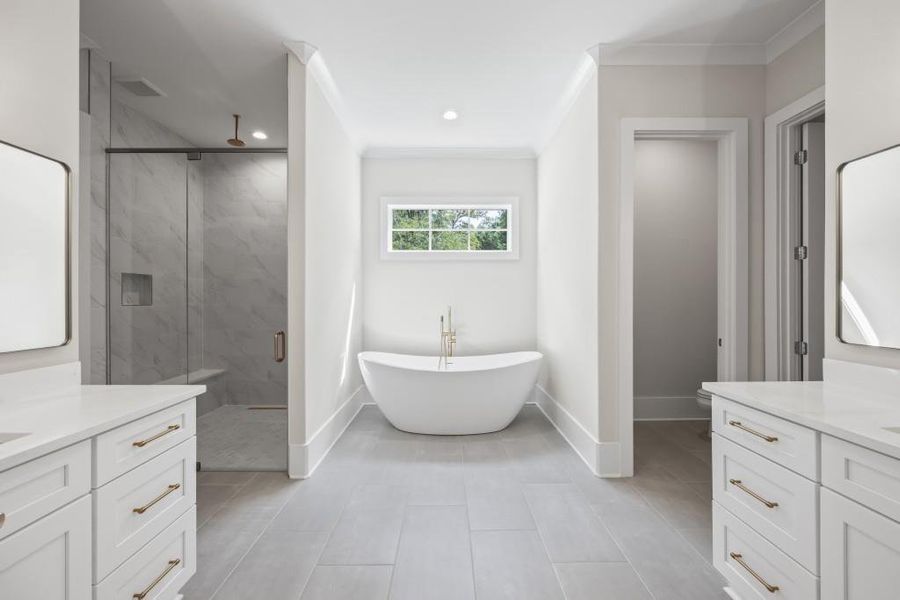 Furnished interior view inside a new home in , Buckhead (Image 13).