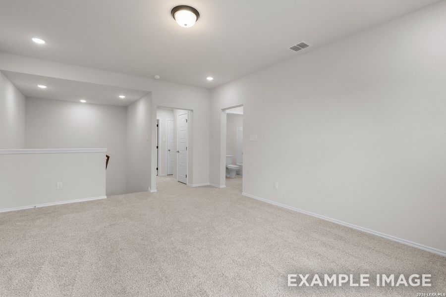 Spacious, unfurnished interior of a new home in Horizon Pointe, Converse (Image 28). Spacious, unfurnished interior of a new home in Horizon Pointe, Converse (Image 28).