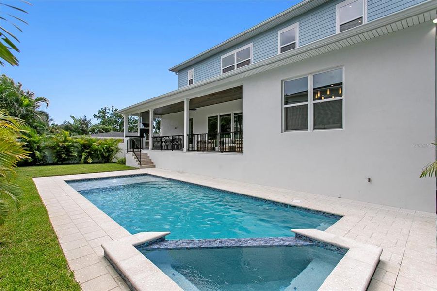 Exterior details and patio area of a home in , Tampa (Image 47).
