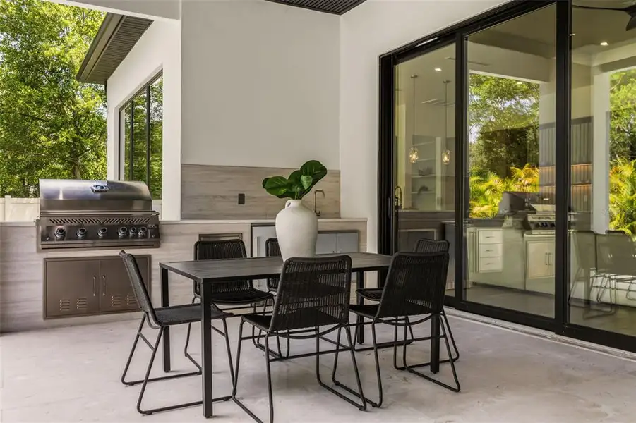 Exterior details and patio area of a home in , Winter Park (Image 29).