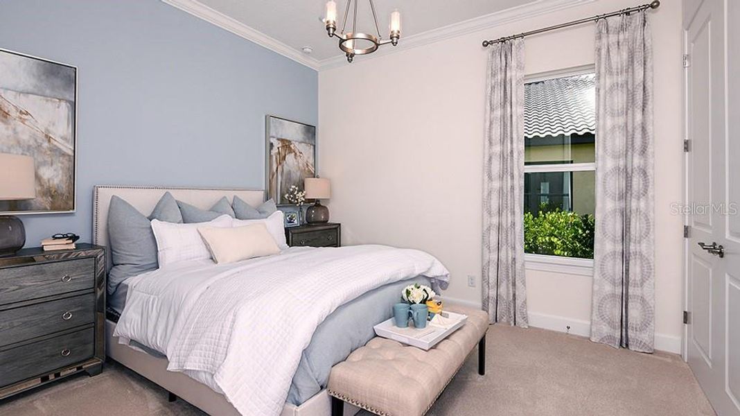 Furnished interior view inside a new home in Esplanade at Azario Lakewood Ranch, Bradenton (Image 10).