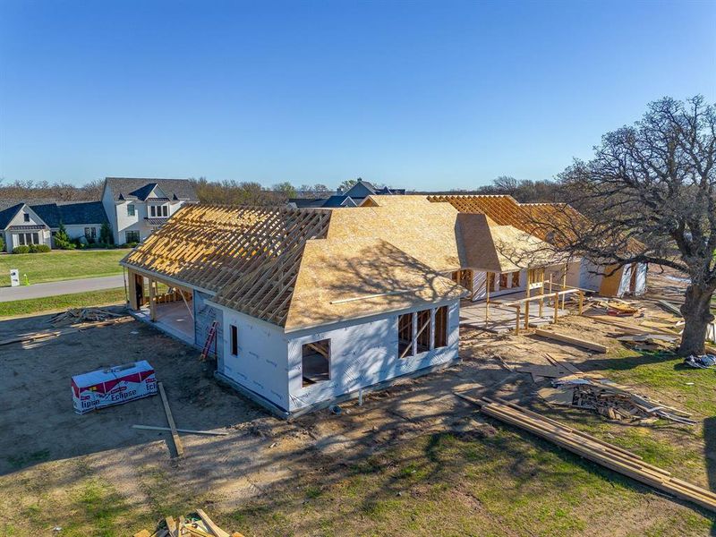In-progress construction of a new home in , Lipan, TX (Image 7). In-progress construction of a new home in , Lipan, TX (Image 7).