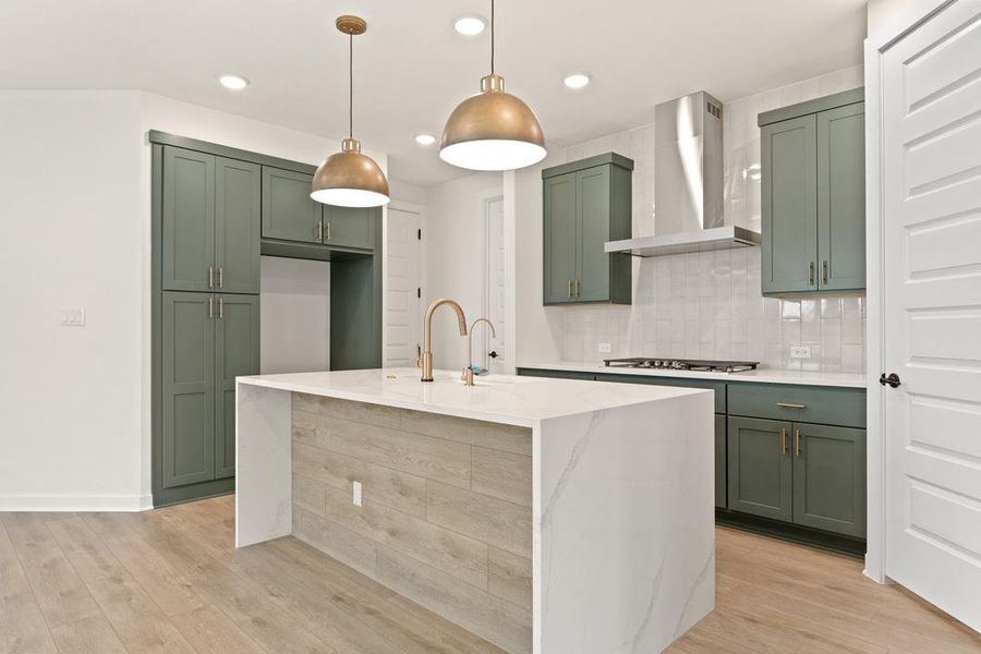 Furnished interior view inside a new home in Heritage, Dripping Springs (Image 5).