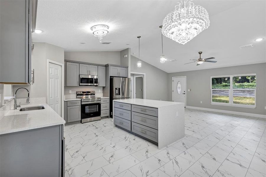 Furnished interior view inside a new home in , Belleview (Image 8).