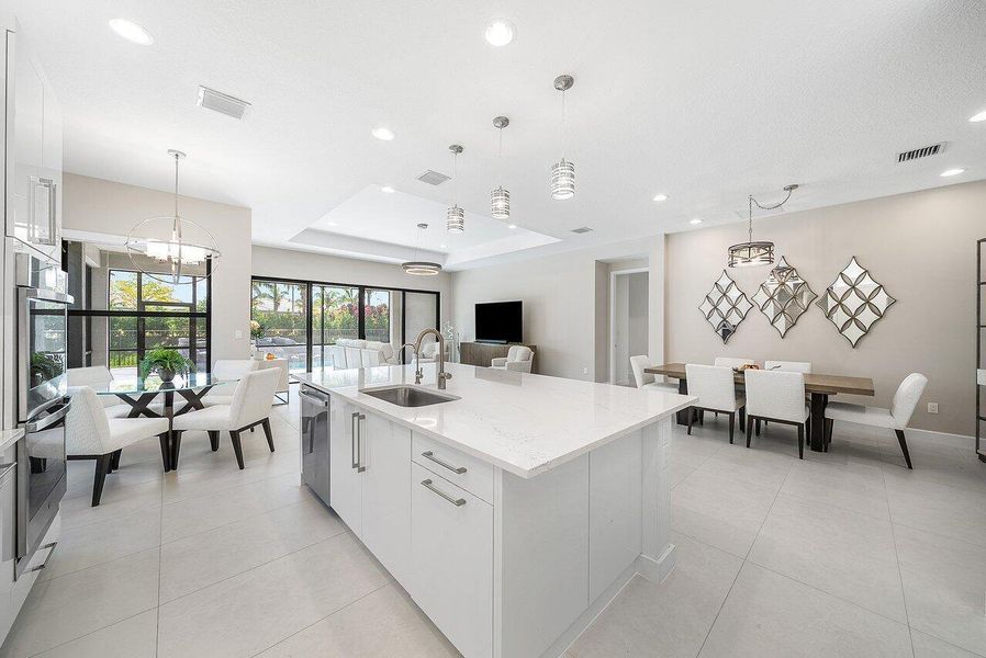 Furnished interior view inside a new home in Valencia Grand, Boynton Beach (Image 14). Furnished interior view inside a new home in Valencia Grand, Boynton Beach (Image 14).