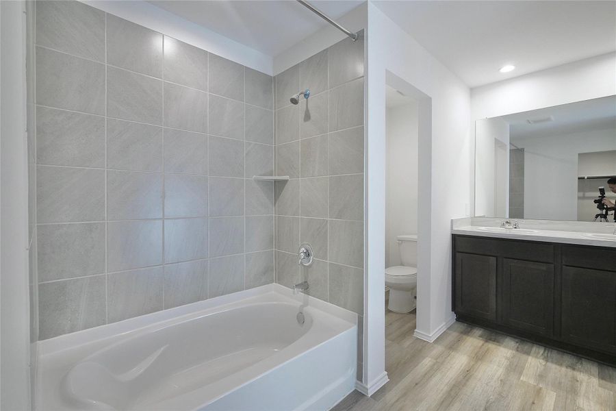 Furnished interior view inside a new home in Legacy Park, Houston (Image 15).