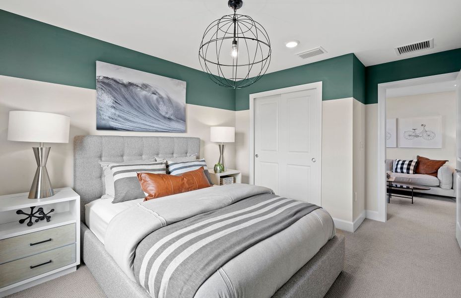 Bedroom 3 shown with a full bed