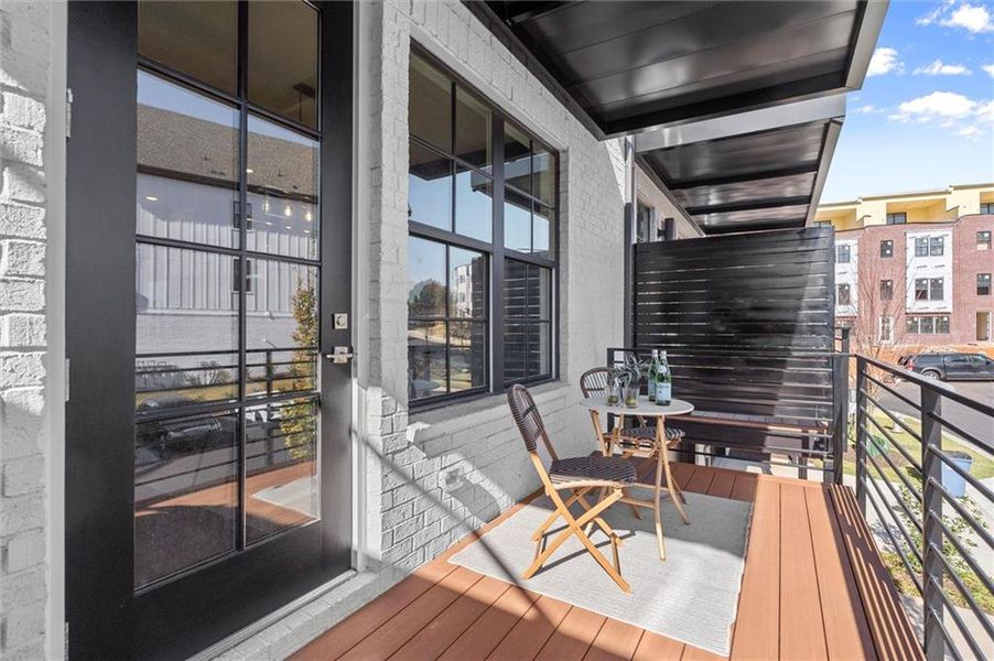 Exterior details and patio area of a home in , Alpharetta (Image 4). Exterior details and patio area of a home in , Alpharetta (Image 4).